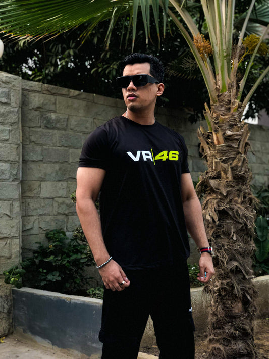 Valentino Rossi - VR-46 Black Tee 02