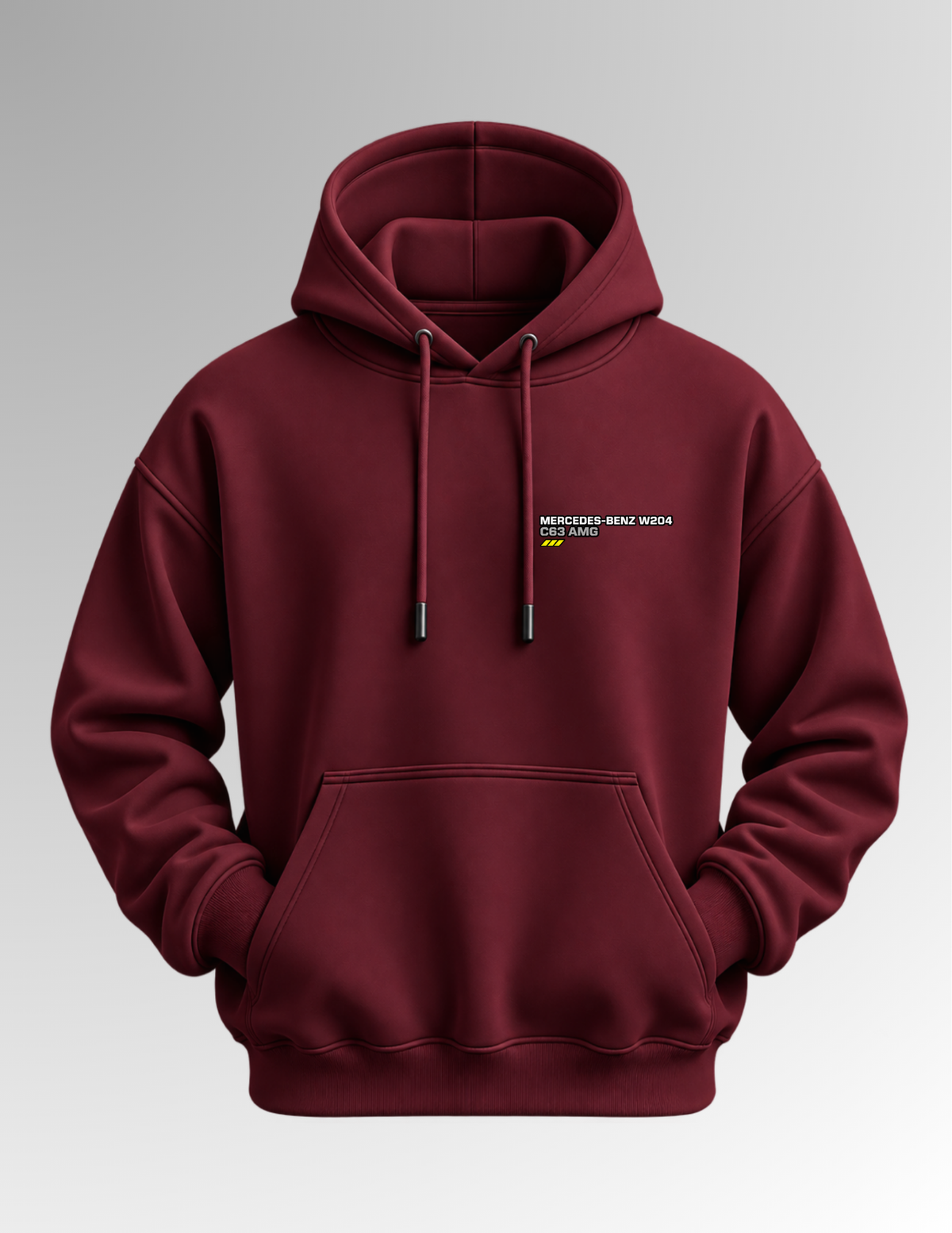 C63 AMG W204 - Burgundy Hoodie