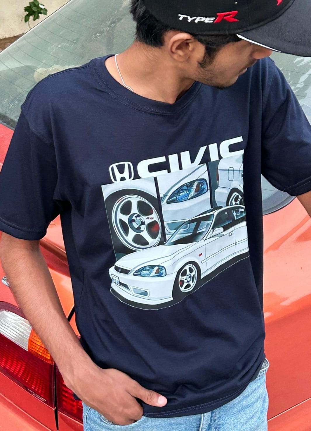 Civic EK Navy Blue T-shirt