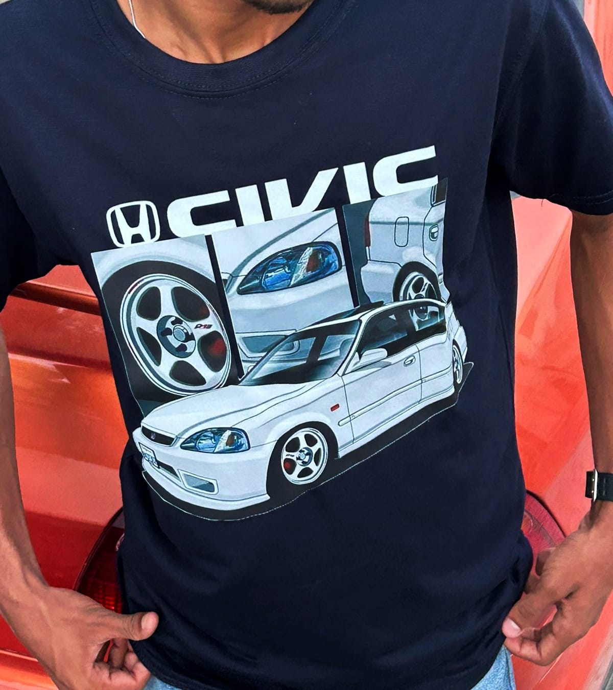 Honda civic t shirt hotsell