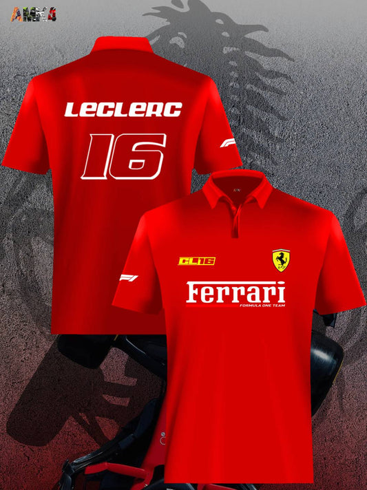 Charles Leclerc F1 Red Polo