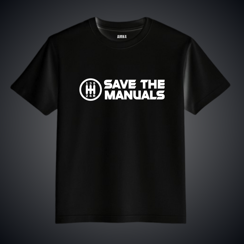 Real Cars Dont Shift Themselves - Black Tee
