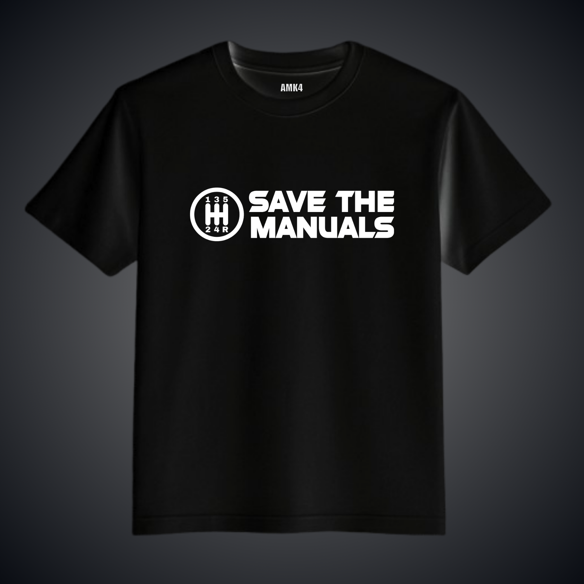Real Cars Dont Shift Themselves - Black Tee
