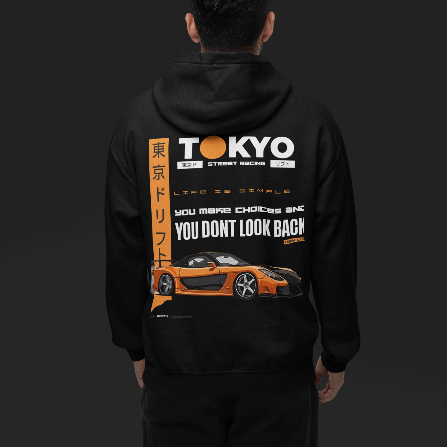 Tokyo Street Racing Black Hoodie