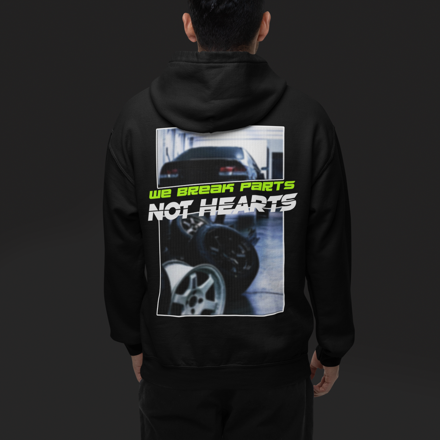 We Break Parts Not Hearts Hoodie