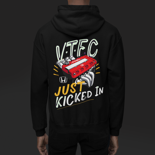 VTEC Just Kicked In Black Hoodie