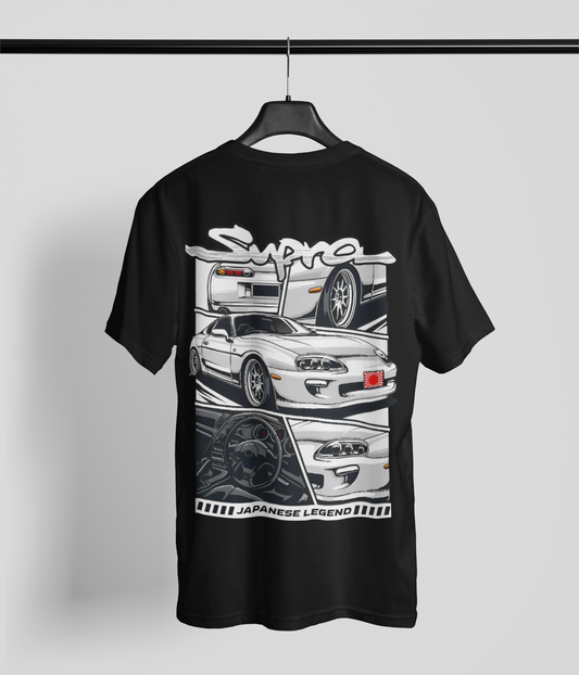 Supra Japanese Legend Black Tee