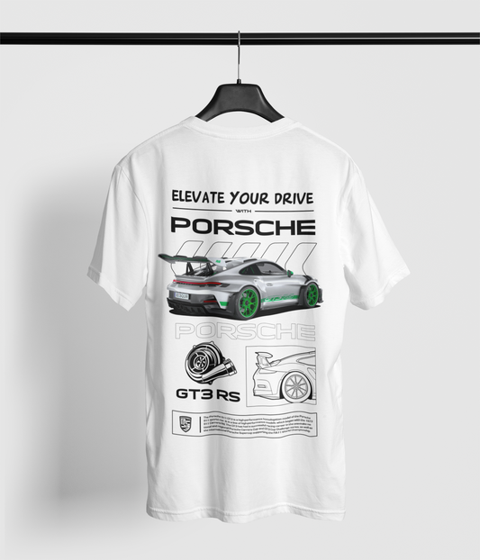 Porsche 911 GT3 RS Batch 02  White Tee