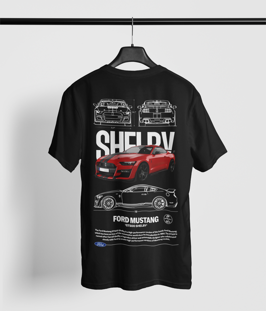 Ford Mustang Shelby Black Tee