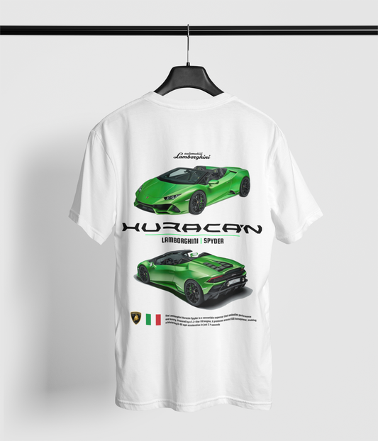 Lamborghini Huracan White Tee