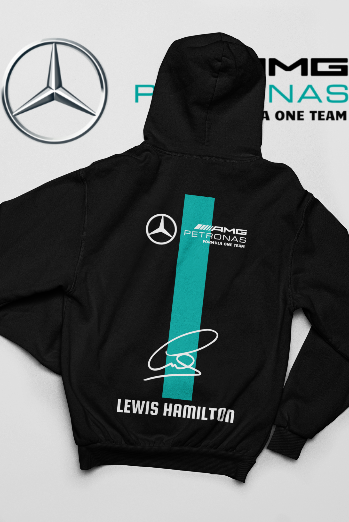 Lewis Hamilton: Mercedes F1 Black Hoodie