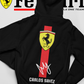 Carlos Sainz: Ferrari F1 Black Hoodie