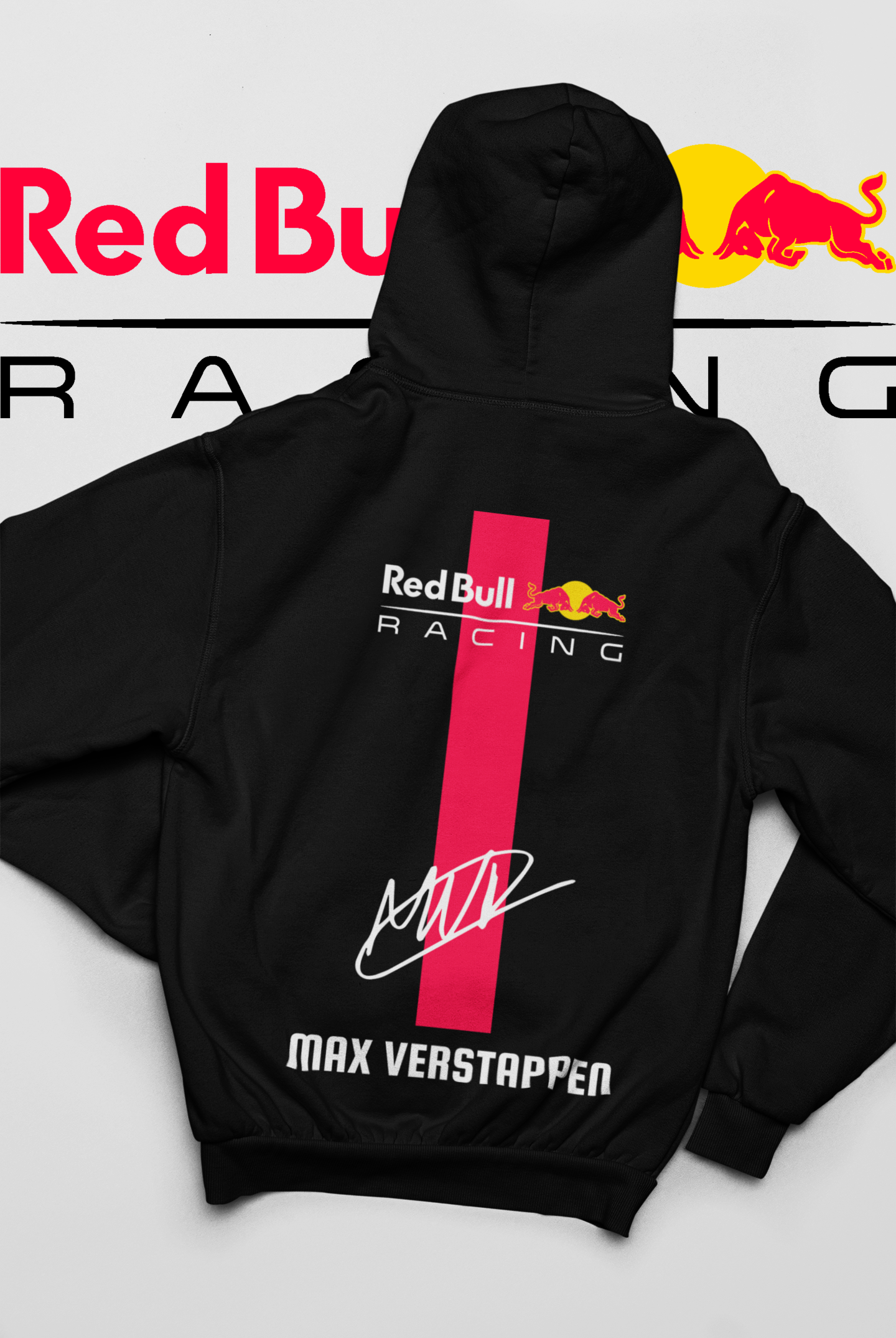 Max Verstappen: Redbull Racing F1 Black Hoodie