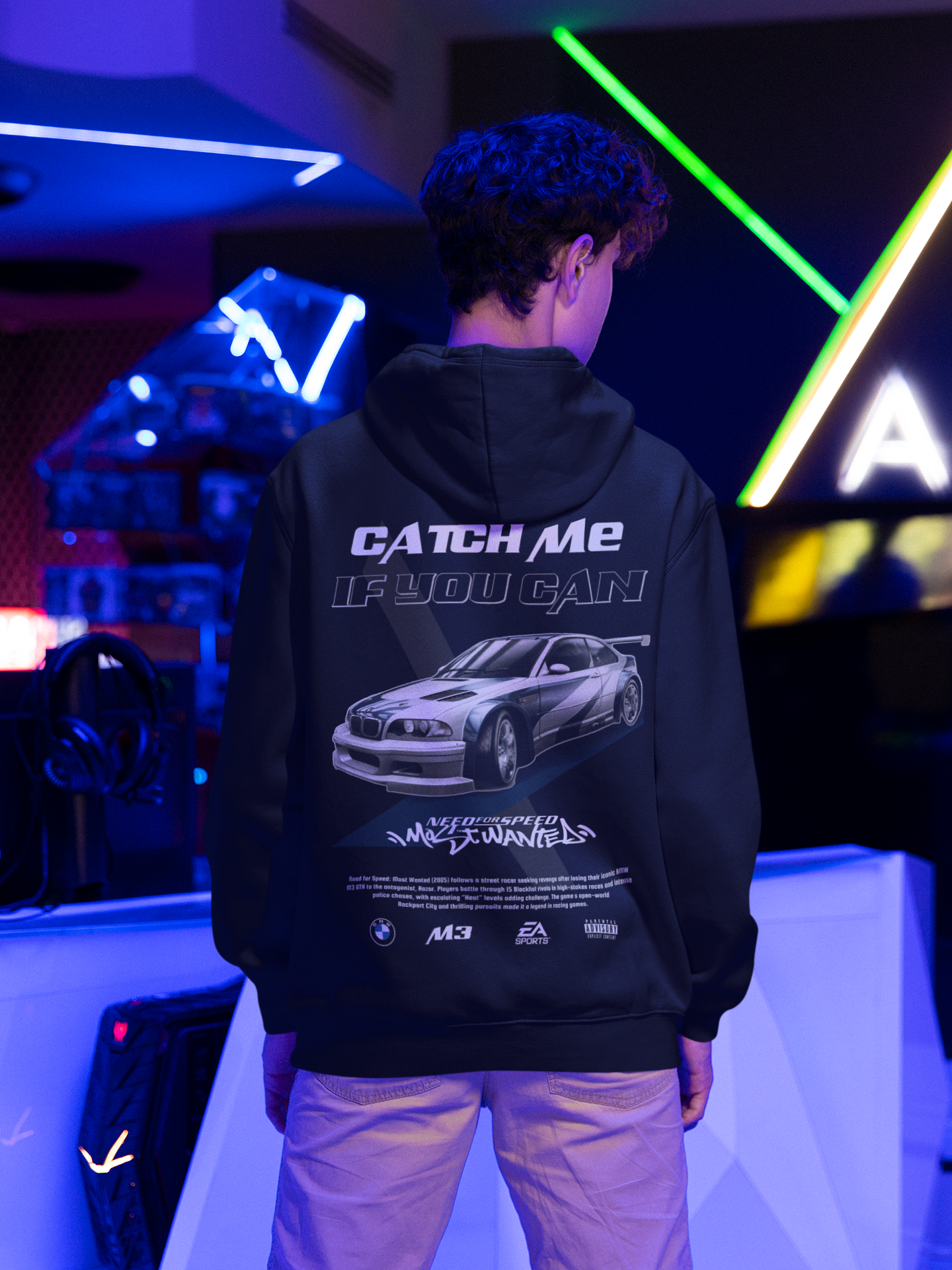 NEED FOR SPEED MOST WANTED BLACK HOODIE