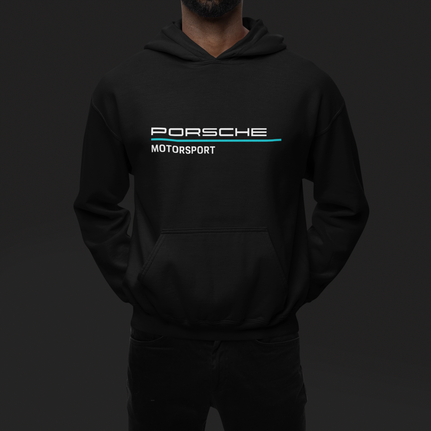 Porsche 911 GT3 RS (Blue) Black Hoodie