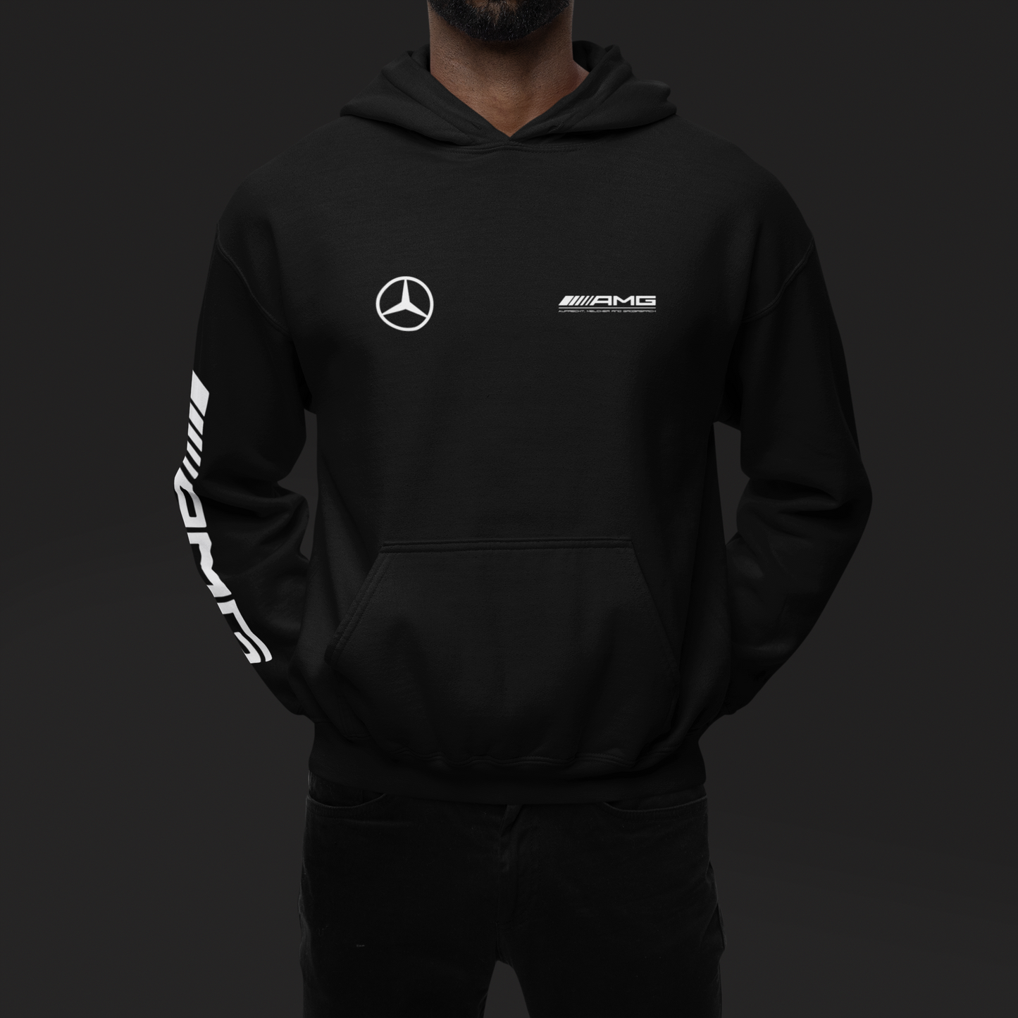 Mercedes AMG Black Hoodie