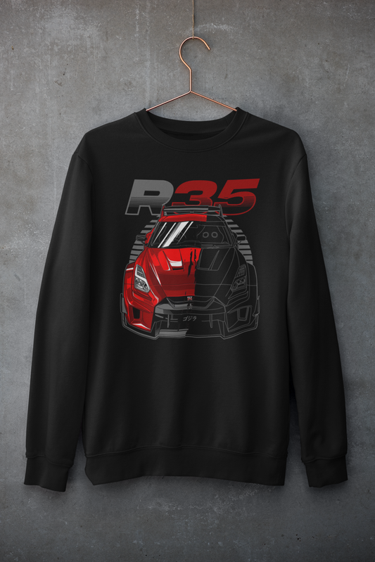 GTR R35 Black Sweatshirt