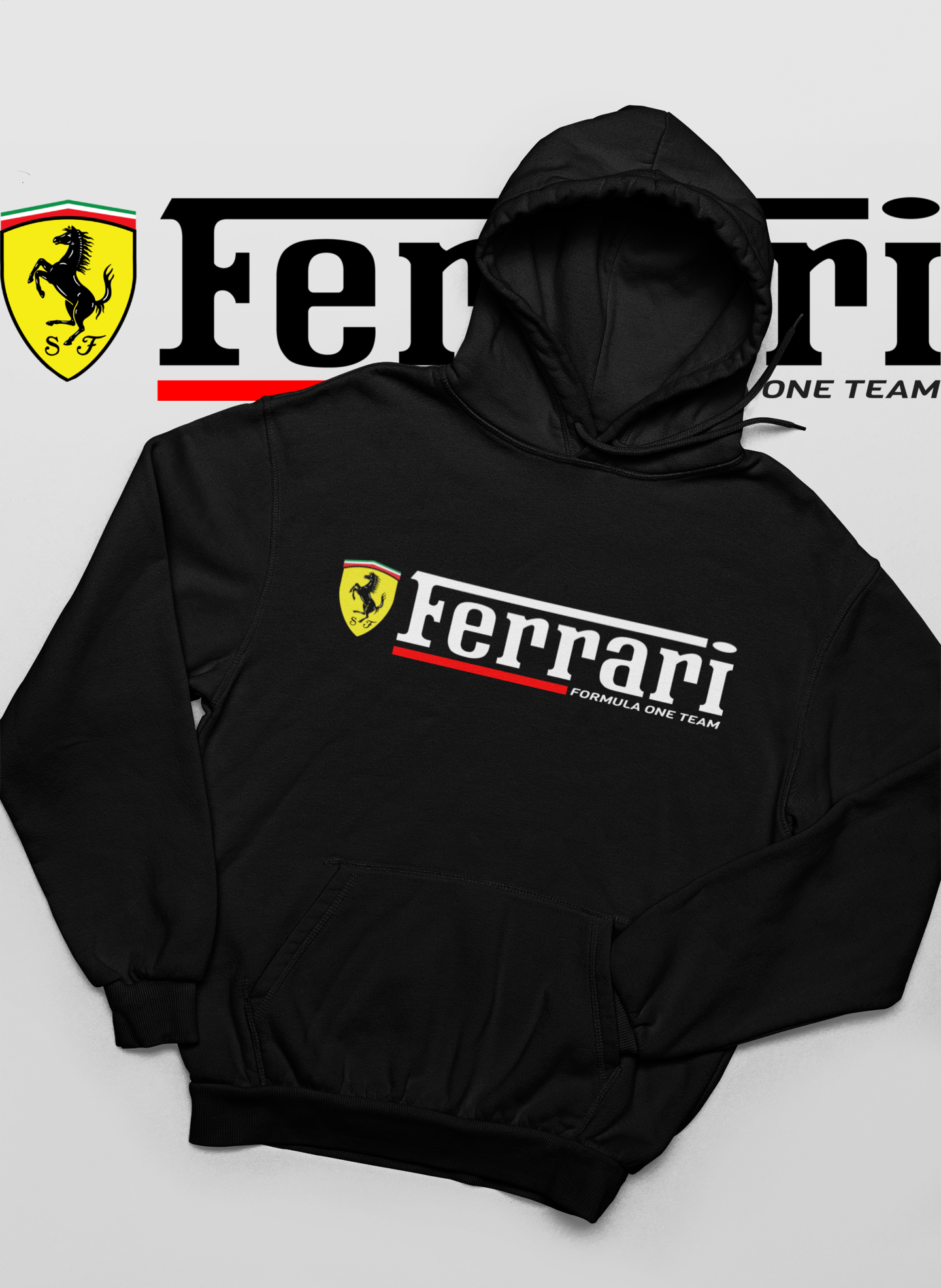Carlos Sainz Ferrari F1 Black Hoodie Amk4