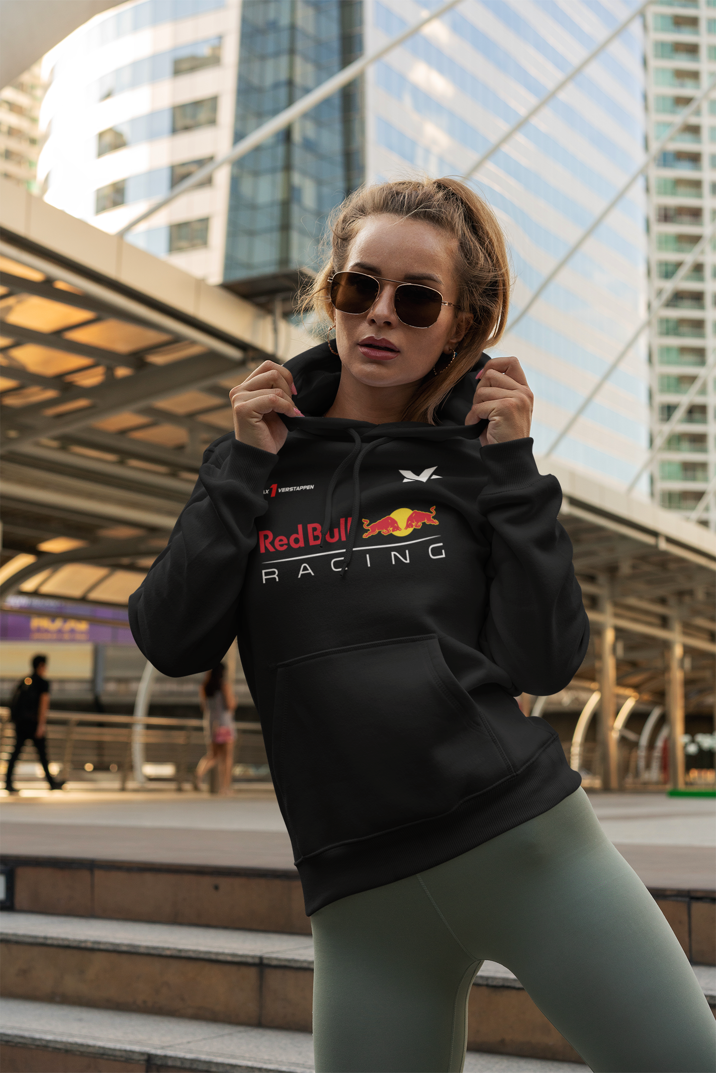 Max Vertappen Redbull Racing Black Hoodie