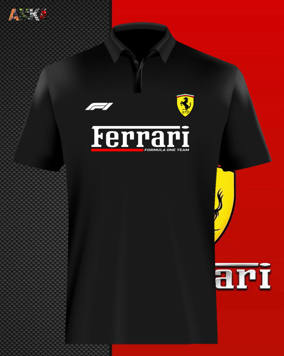 Ferrari F1 Black Polo 02