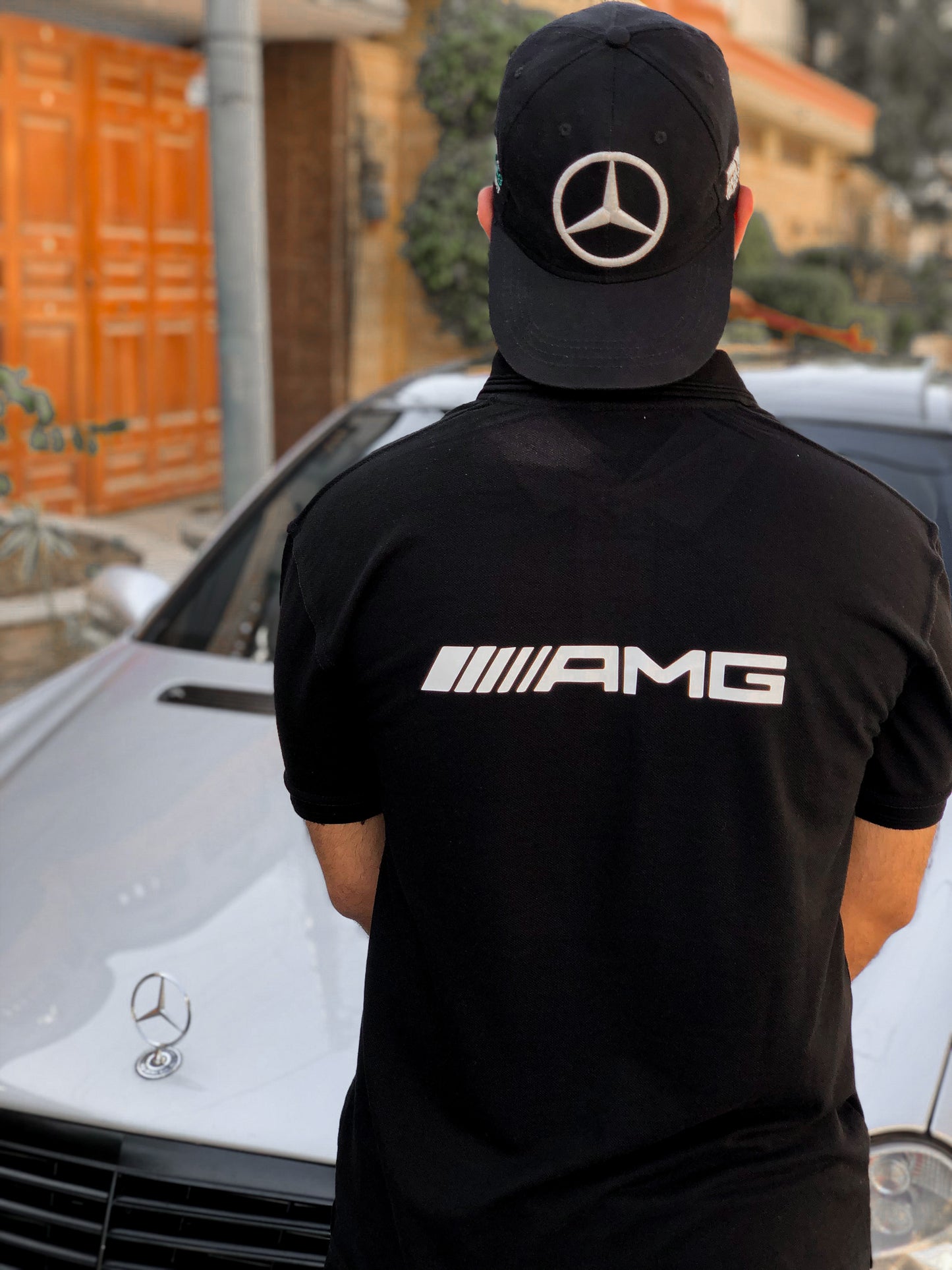 Mercedes Black Polo Shirt